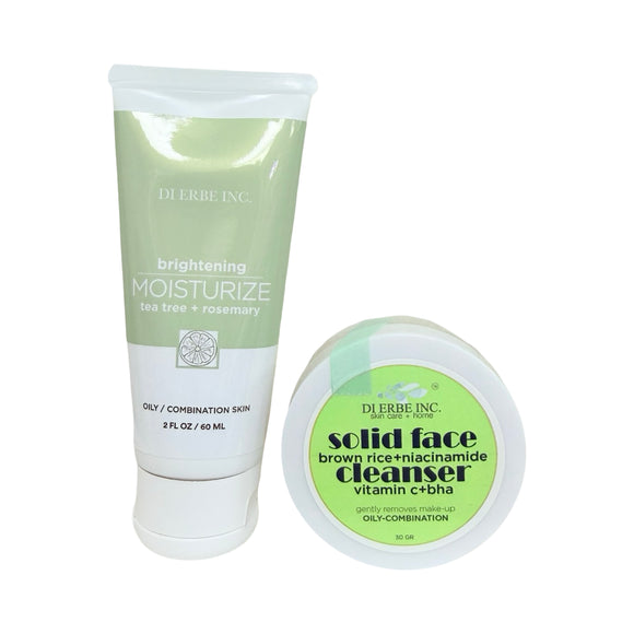 Bundle: Solid Cleanser + Face Moisturizer